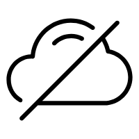 Cloud off icon